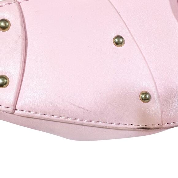 Cute Cartoon Dinosaur Shoulder Bag Pink PU Chain Strap Purse Handbag Clutch Bag - Picture 9 of 13